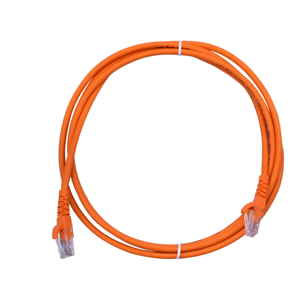 Imagen 2 de Cable de Red Linkmade 2 Mt Cat 6 LSZH Inyectado Multifilar Naranjo 