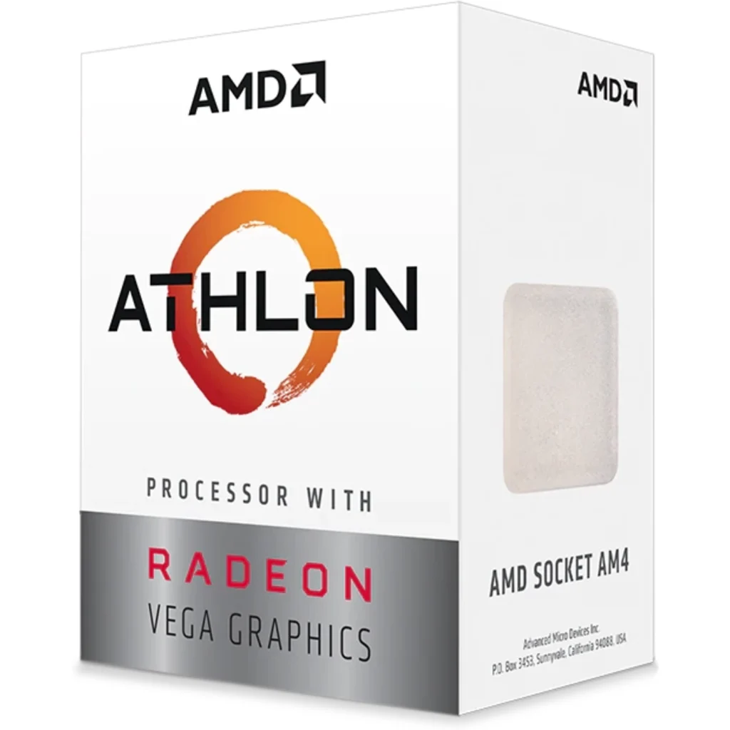 CPU AMD Athlon 3000G 3.50GHz Caché L3 4MB 2 Núcleos Socket AM4 con Graf/FAN