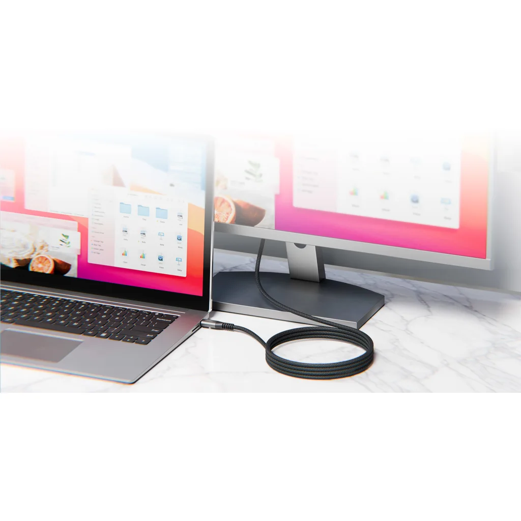 Imagen 10 de Klip Xtreme - USB cable - 24 pin USB-C - 3 m - Black - 100W 10Gbps Braided Fst Charg