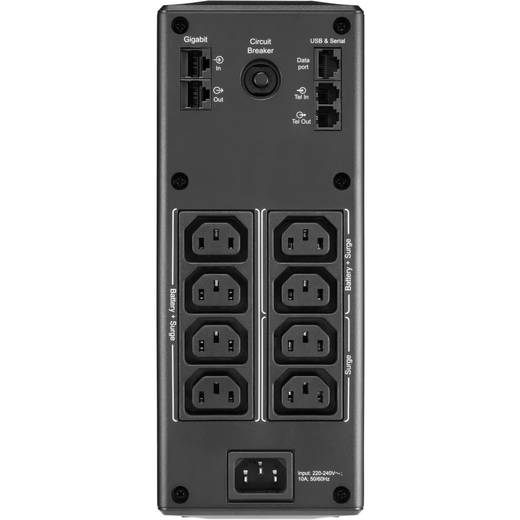 Imagen 1 de UPS APC Back-UPS Pro BR 1600VA 960W Torre interactiva enc IEC 230V