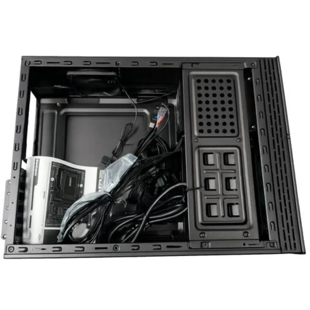 Imagen 3 de Gabinete Slim Esgaming 103, 2*USB2.0 1*USB3.0 Fuente de 750W Color Negro