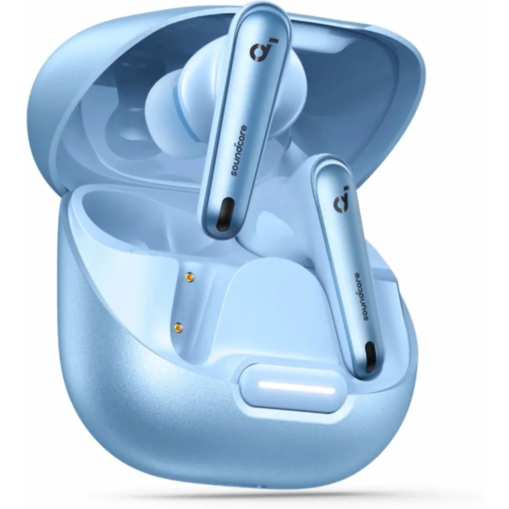 Audifonos TWS Noise Cancelling Liberty 4 NC Soundcore Light Blue