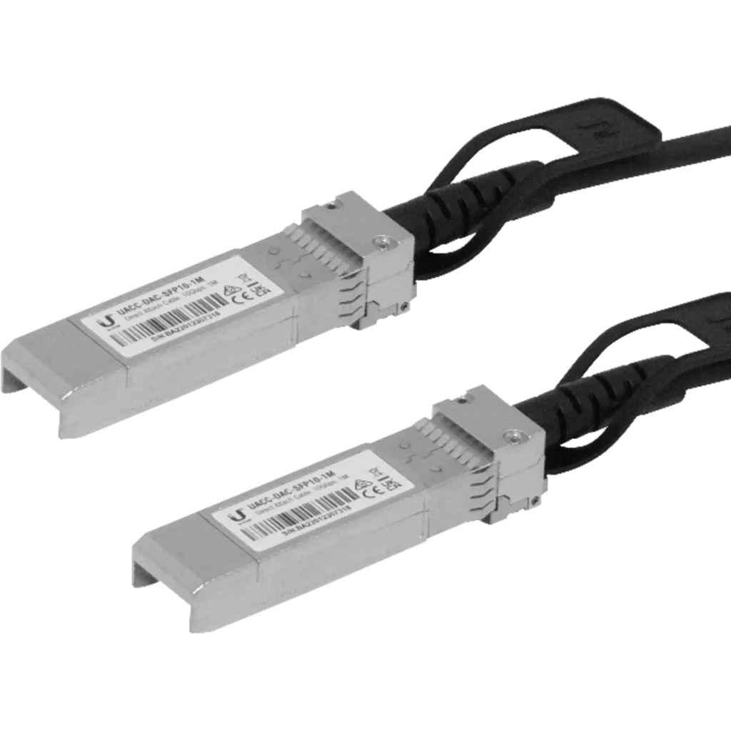 Imagen 2 de UBIQUITI 1mt Cable Directo SFP+10Gbps Backbone DAC Twinaxial