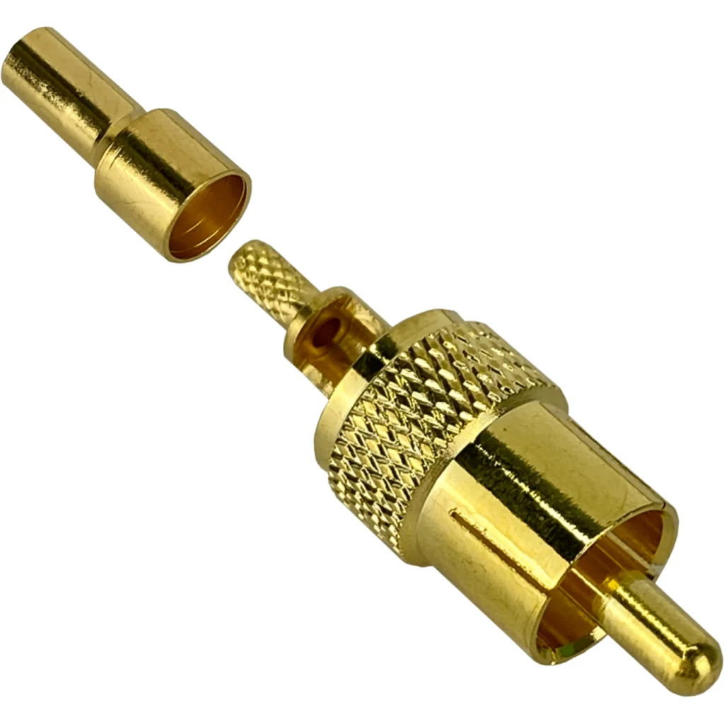 RCA-Macho RG316 Conector Coaxial Crimpeable CA100 RG174