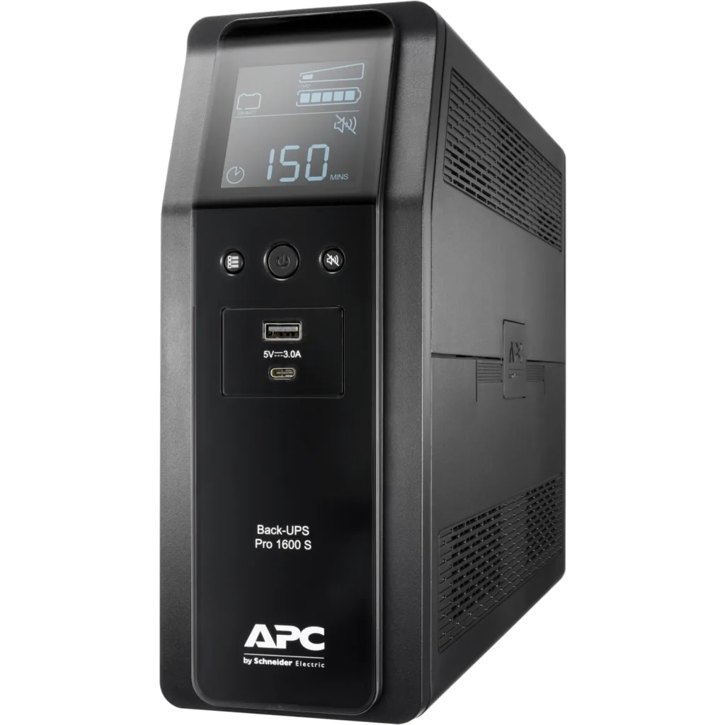 Imagen 1 de UPS APC Back-UPS Pro BR1600SI APC 1600VA, 8 Salidas AVR Interfaz LCD Salida 960W
