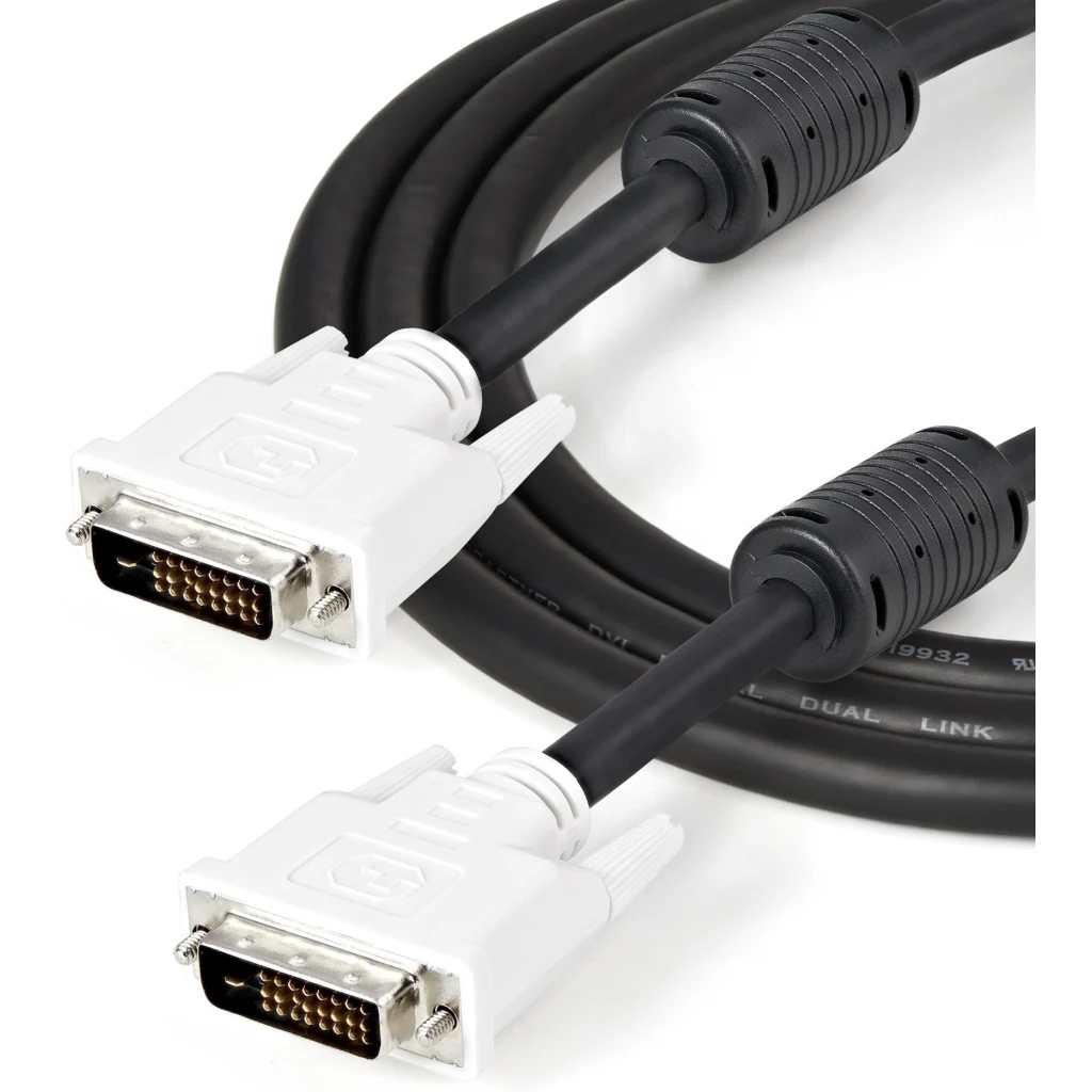 Imagen 2 de Cable DVI-D Dual Link M/M 2560x1600 AWG28 Conector Niquel 2mt - StarTech