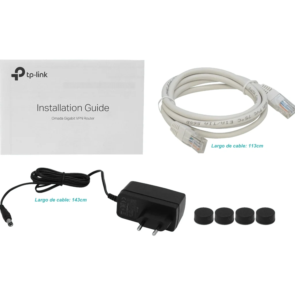 Imagen 1 de Router TP-Link ER605 V2 VPN Gigabit VPN 3 puertos Ethernet WAN + 1 USB WAN