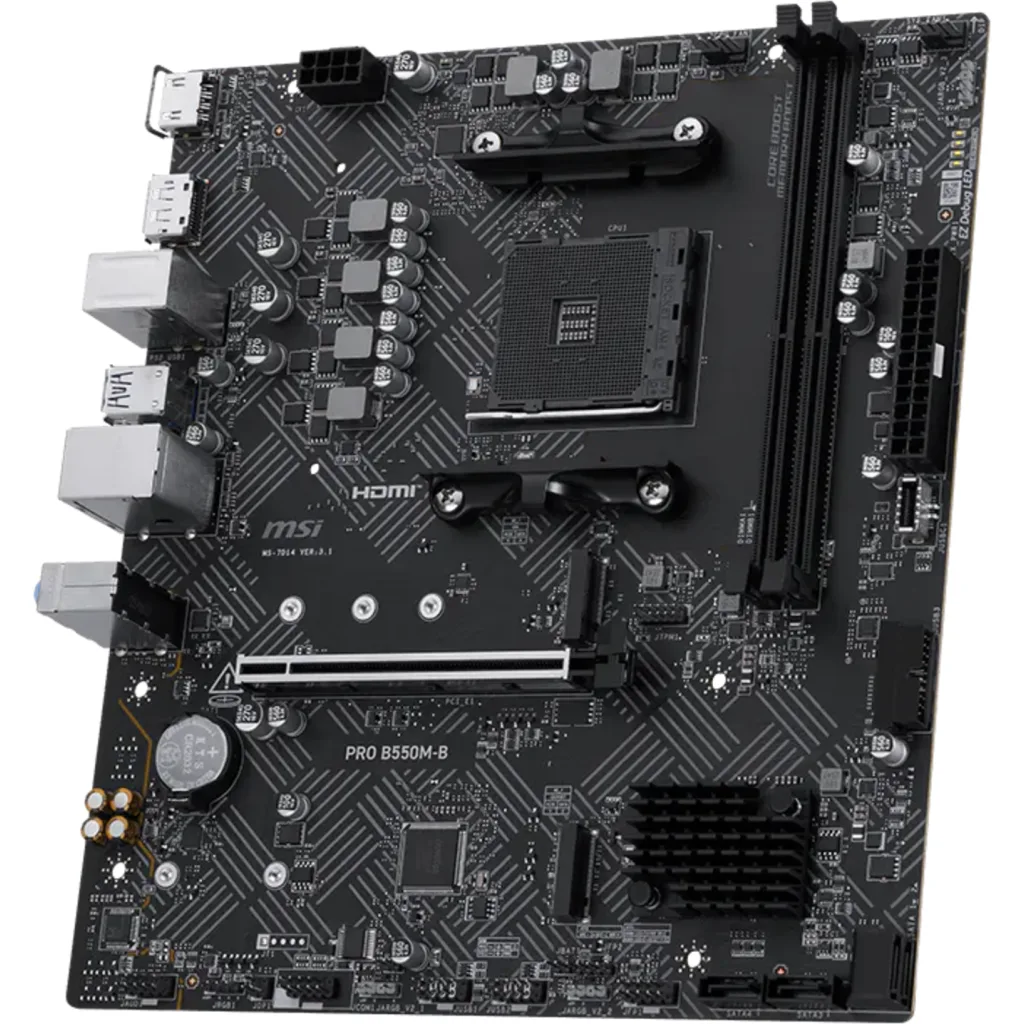 Imagen 1 de MSI - Motherboard - PRO B550M-B  DDR4 MicroATX AM4