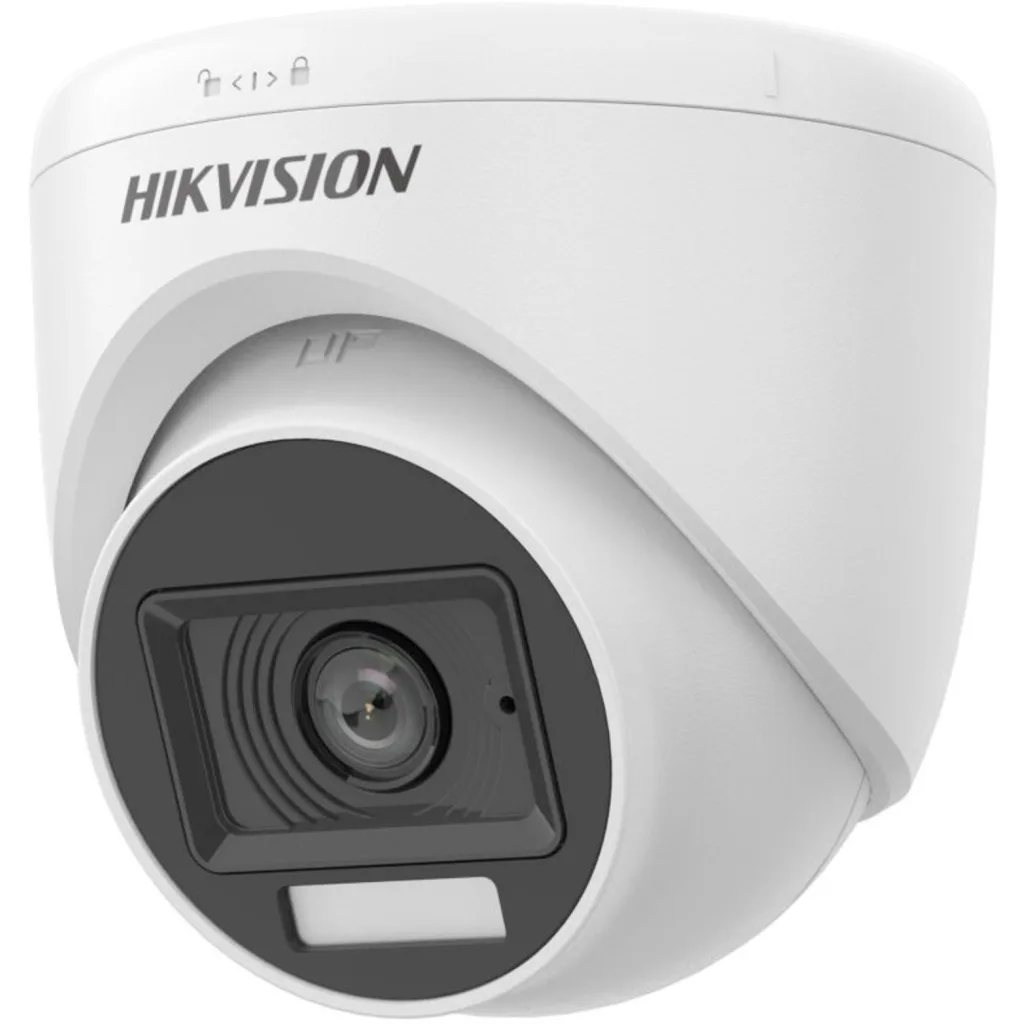 Turret TVI 3K IR20m Smart Hybrid Light DS-2CE76K0T-EXLPF 2.8mm Hikvision