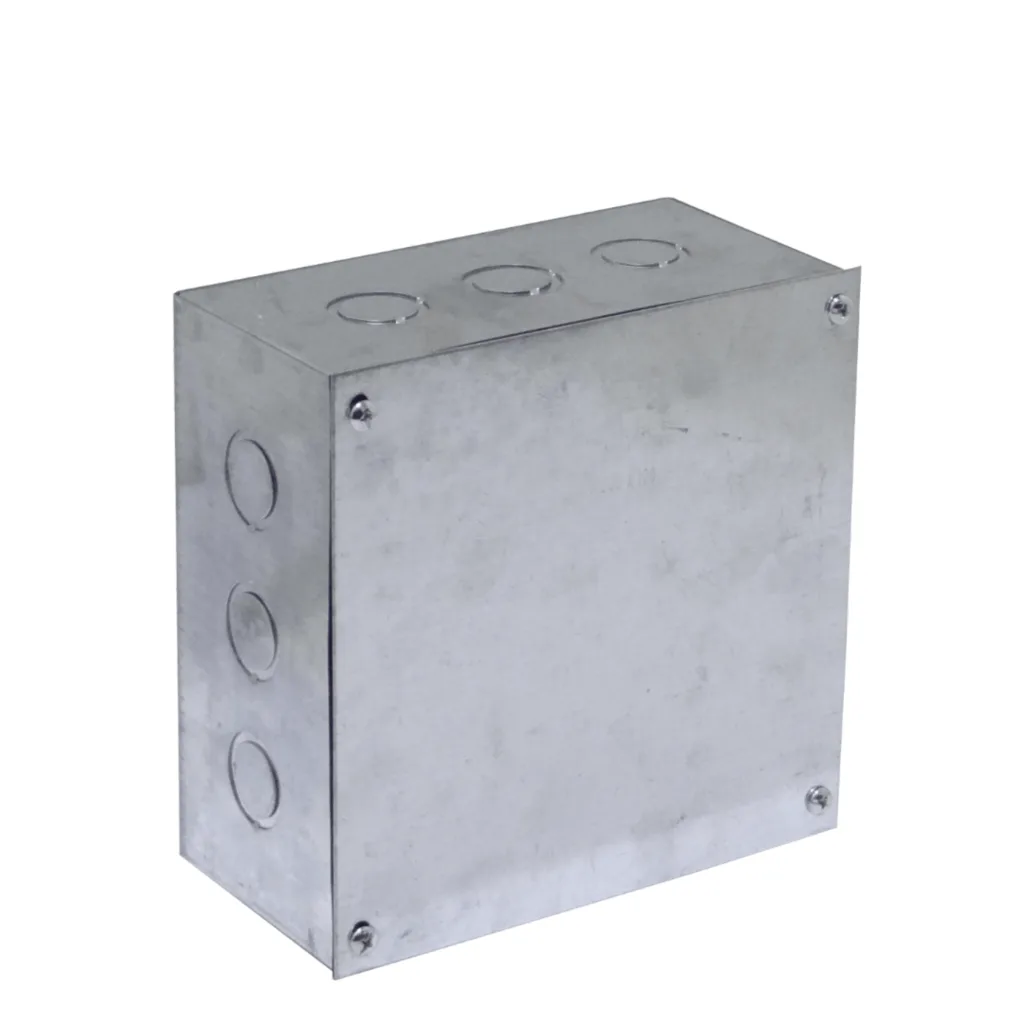 Imagen 3 de B22 Caja 200x200x100mm c/Tapa-205x205mm Zincada Metalica