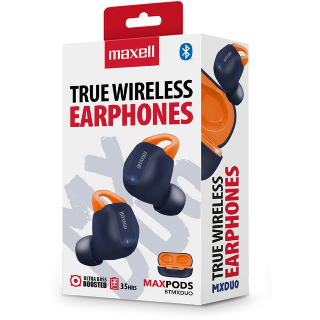 Audifonos TWS Maxell EB-BTMXDUO NAV/O