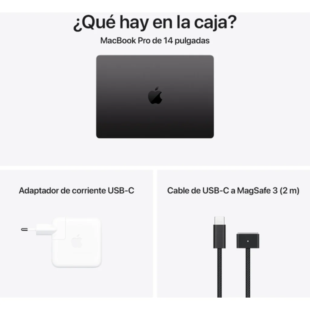 Imagen 3 de MacBook Pro 14/ M5 10C/ GPU 10C/ 32GB RAM/ 512GB negro espacial