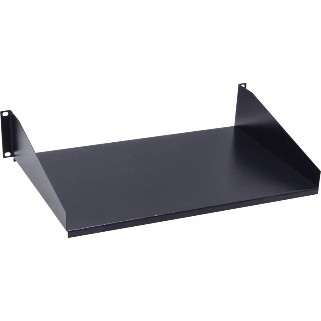 Imagen 1 de LINKMADE 2U Extra-Resistente Lisa 30cm req/M6-4KIT Negra Bandeja Rack