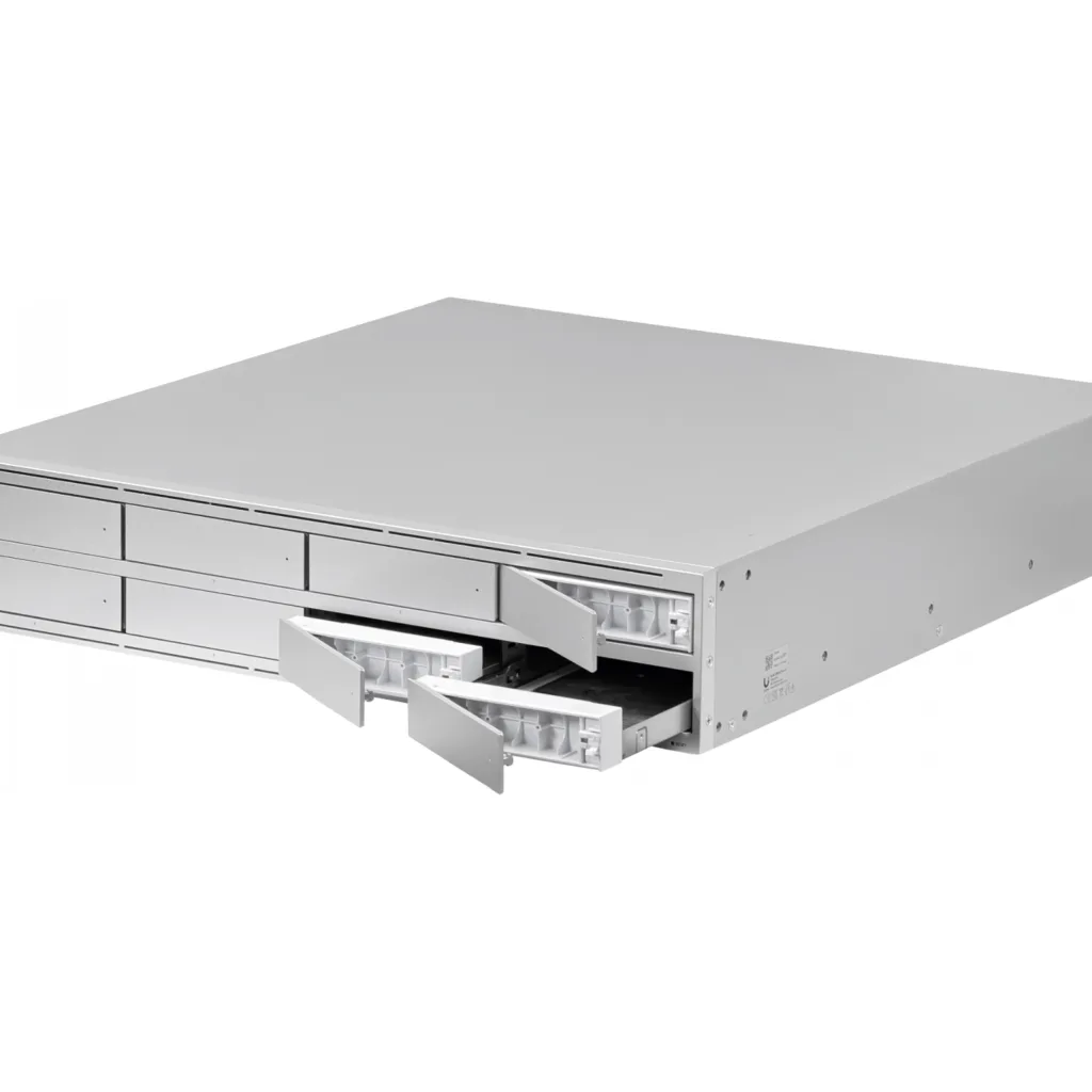Imagen 4 de UBIQUITI NAS 8xHD-RAID 2-M.2 1-10G 2-SFP+ 2U 2(1-PSU-1215) UniFi Drive