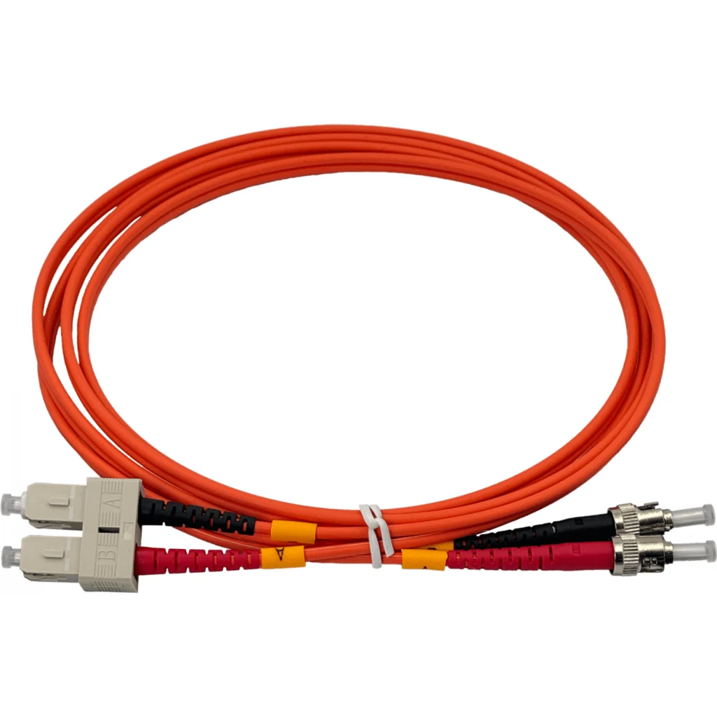 Imagen 0 de 2mt ST-SC OM1 MultiModo MM Duplex Jumper Fibra 62.5/125um LSZH 
