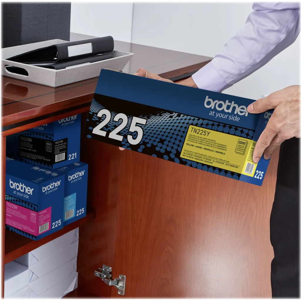 Imagen 3 de Toner Brother TN-225Y Amarillo HL3140 3170 9130 9332 2200 PAG