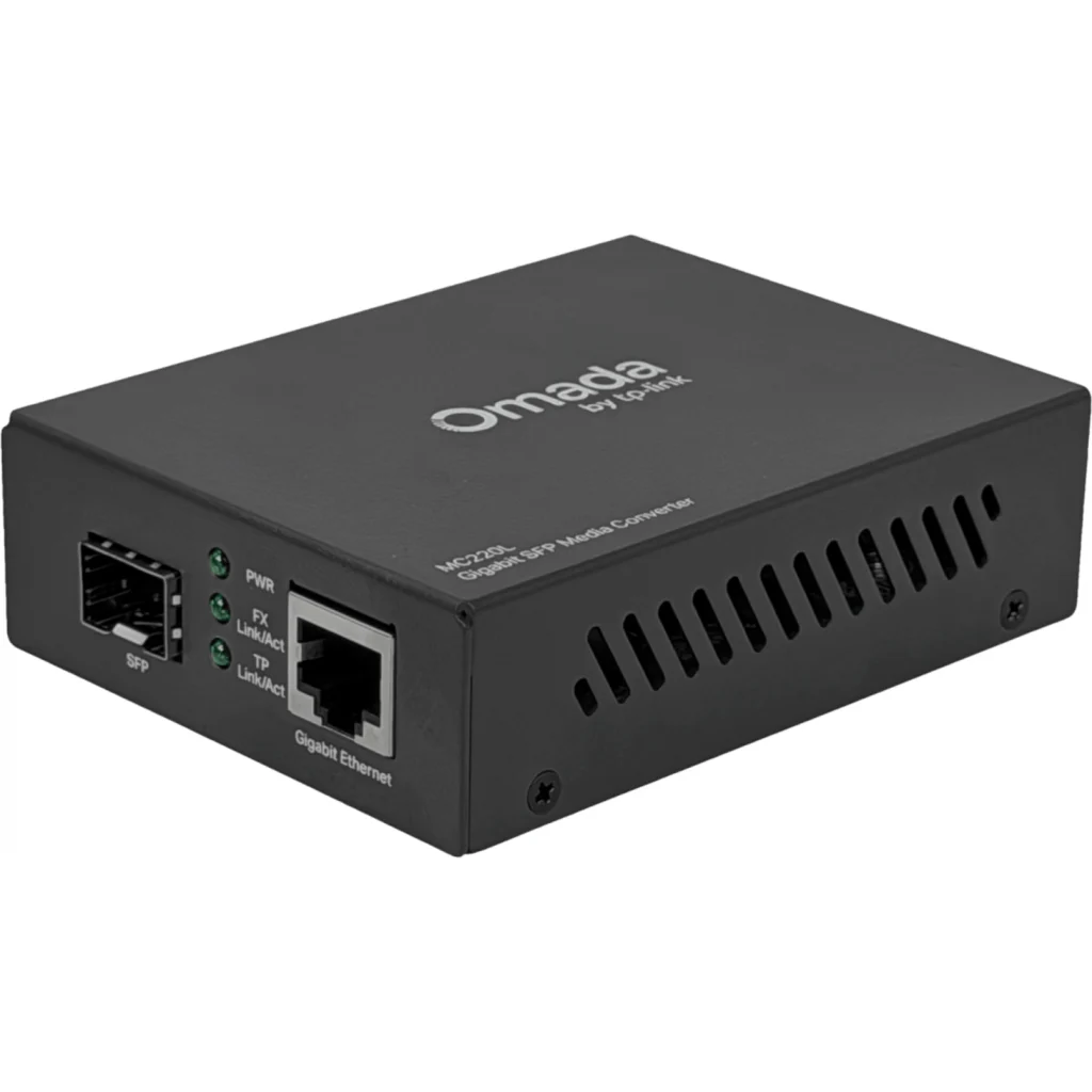 Imagen 4 de Convertidor de Medios TP-LINK 1-SFP 1-1000-RJ45 Ethernet Gigabit Plug-5.5x2.1mm