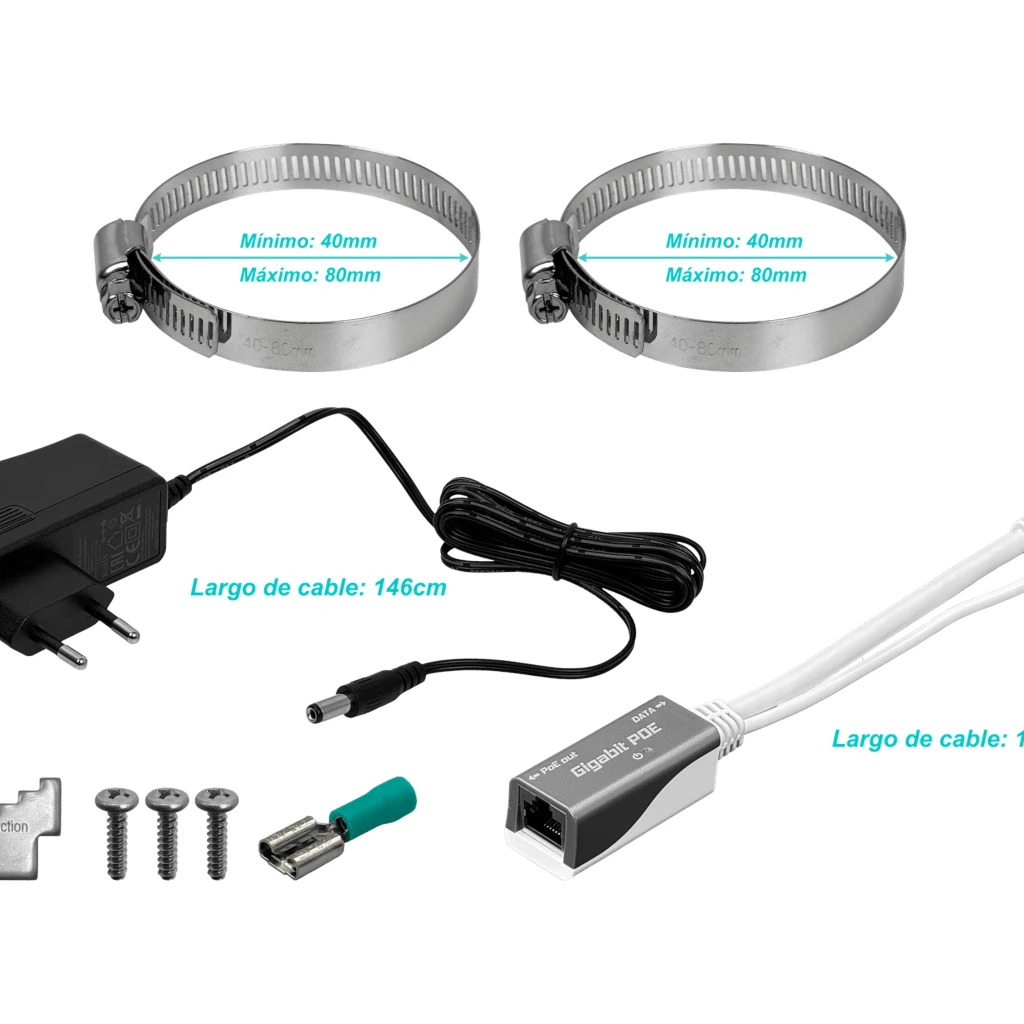 Imagen 3 de MIKROTIK 27dBi Grilla 5GHz 1-1000 L3 550mm-Diam inc24V