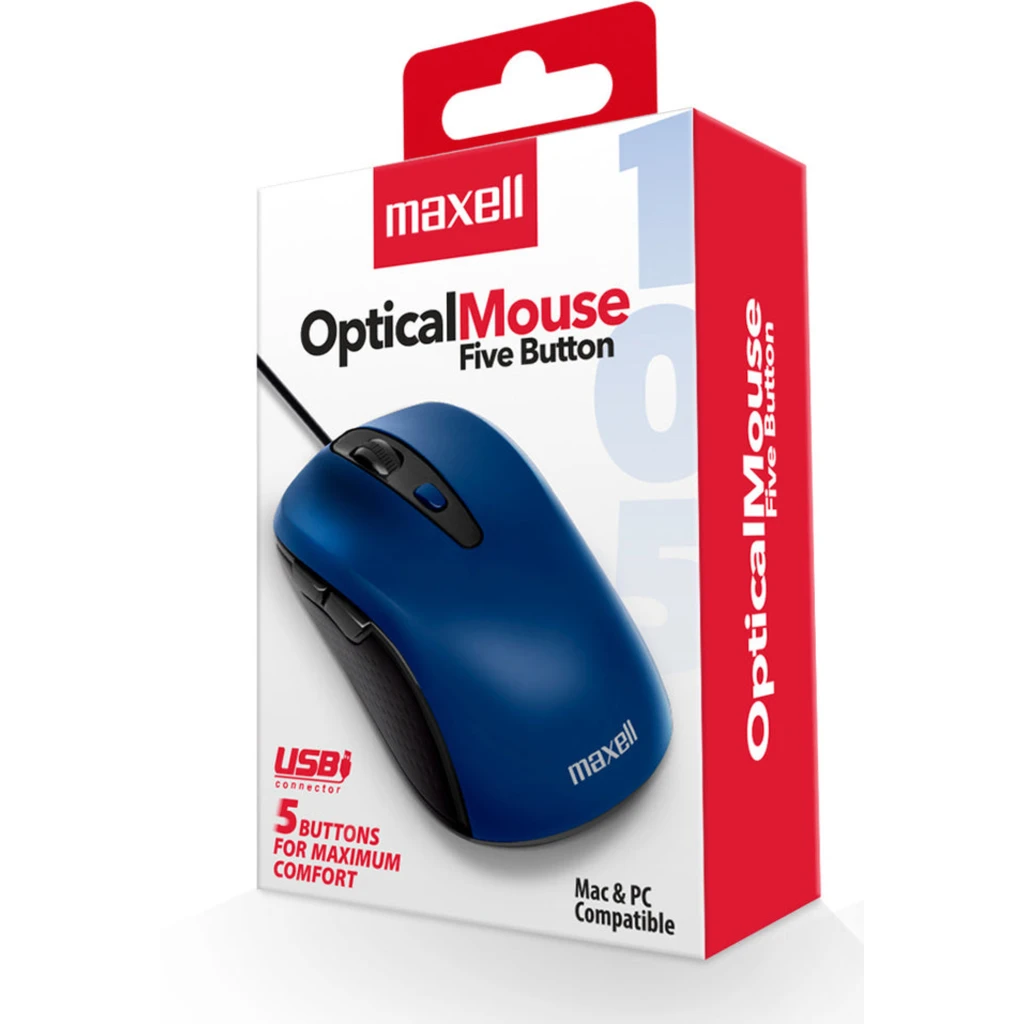 Imagen 3 de Mouse optico Maxell MOWR105 BLUE