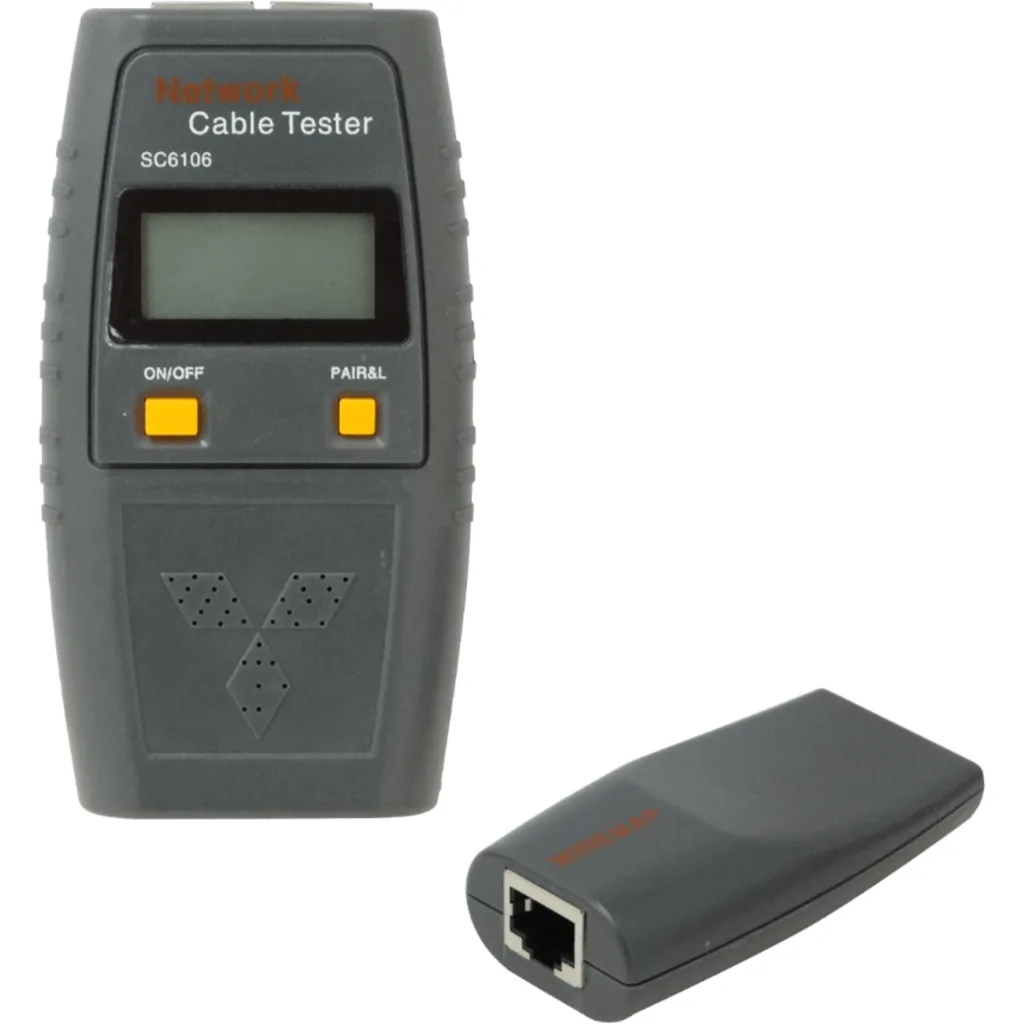 Imagen 4 de Tester 2-RJ45 BNC Pinzas c/Display c/Audio req-4-AAA