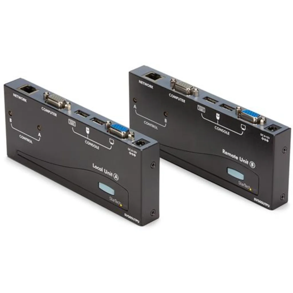 Extensor de Consola KVM por Cat 5 Ethernet (150m) con USB y Video VGA
