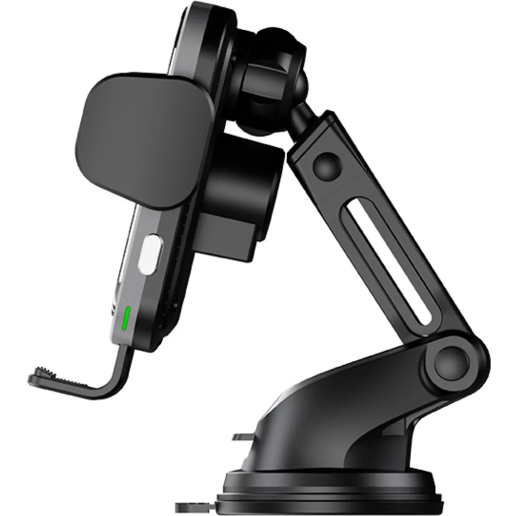 Imagen 4 de Klip Xtreme - Car wireless charging holder - 15 Watt - 24 pin USB-C - Cellular phone - Wireless - Para Smartphones - Automatic