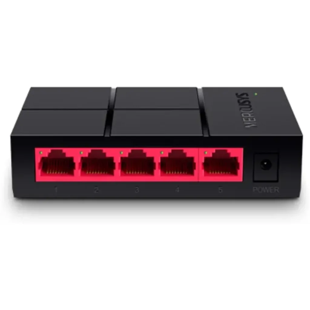 Imagen 0 de Mercusys Switch MS105G 5x Prts 10/100/1000Mbps Ult. compacto Plug&Play (SinPoE)