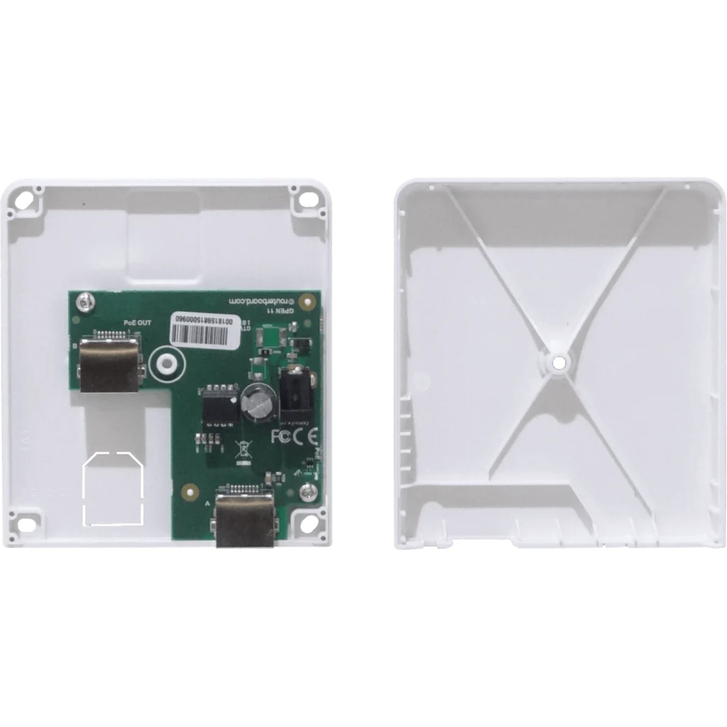 Imagen 1 de MIKROTIK 2-RJ45 Inyector Pasivo PoE 1GBPS Gigabit req-12-57V 5,5x2,1mm