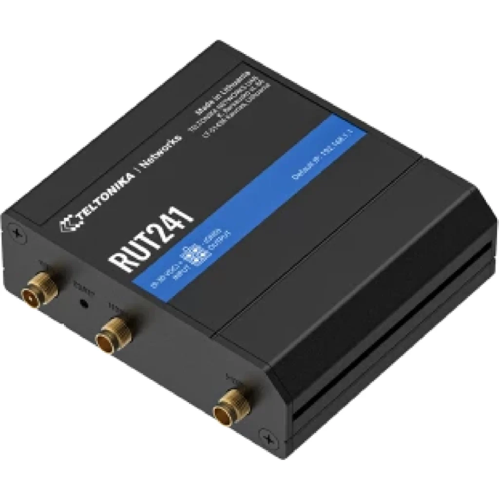 Imagen 1 de Router Industrial Teltonika RUT241, 4G LTE WiFi con VPN y RMS para IoT remoto