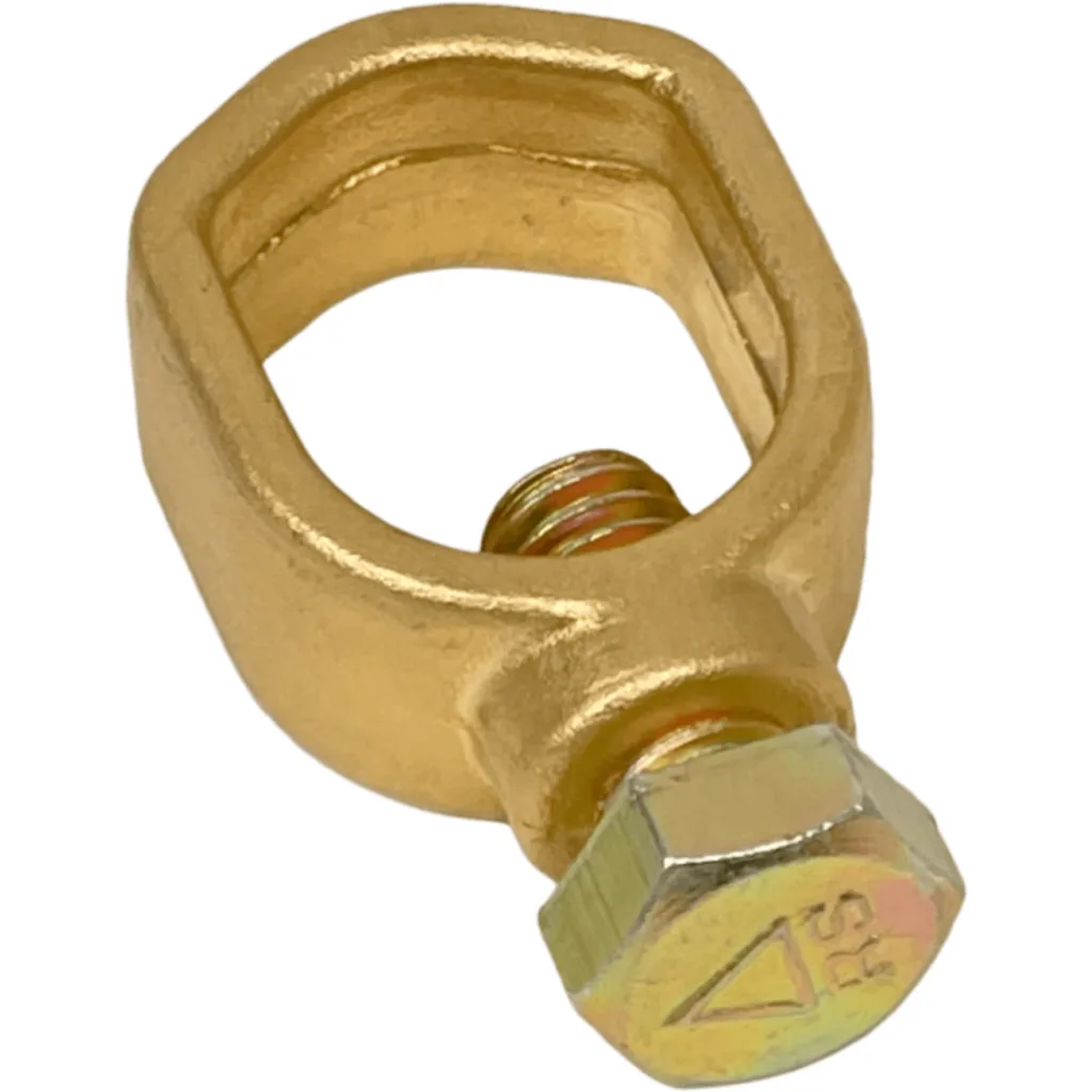 Imagen 2 de Conector Bronce Para Barra Toma Tierra de 3/4 5/8 1/2