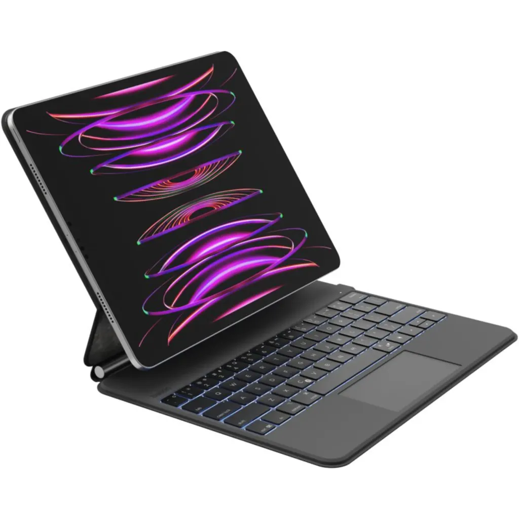 Funda con teclado Pro y soporte magnetico para iPad Air de 13" y iPad Pro de 12,