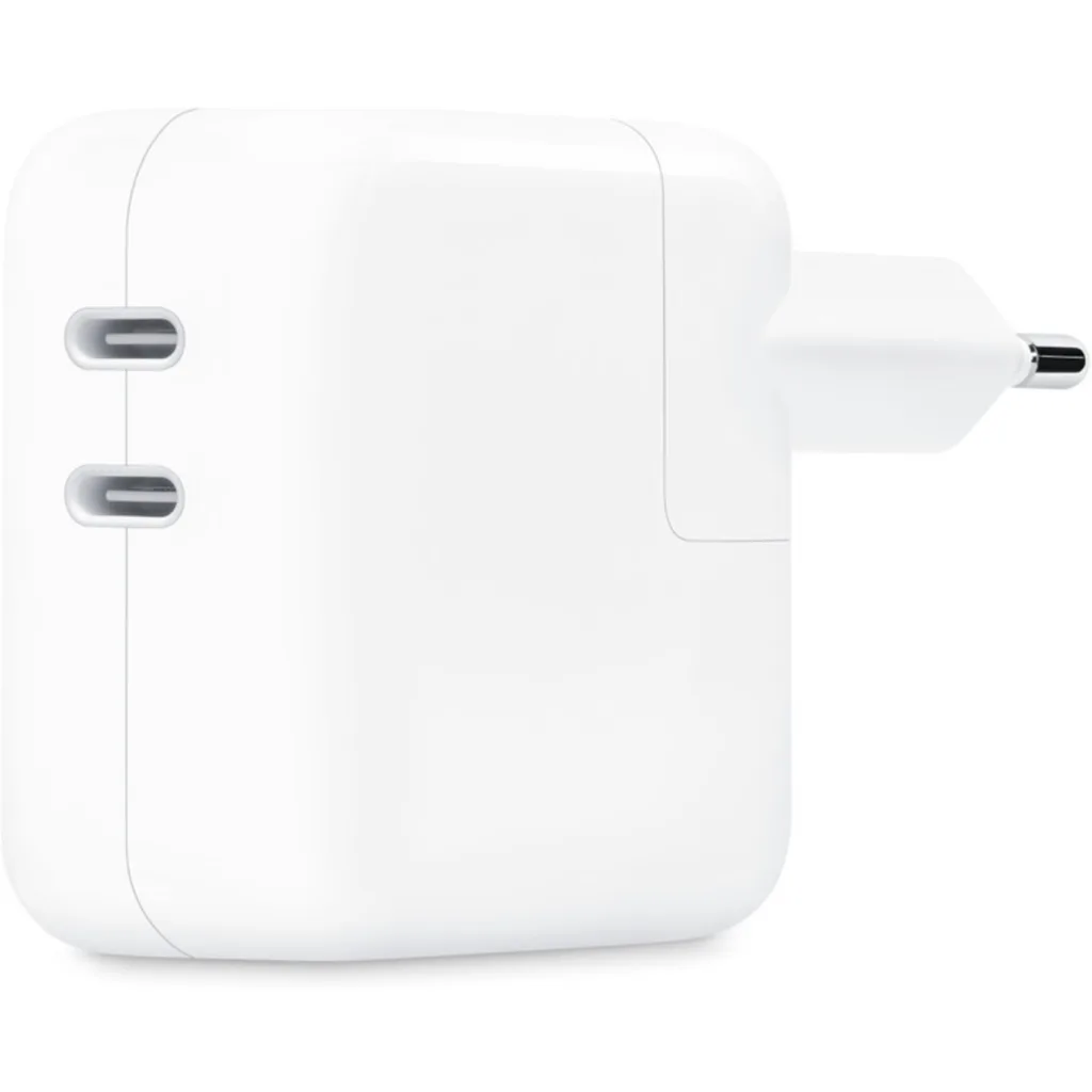 Cargador de corriente USB-C doble 35W Apple