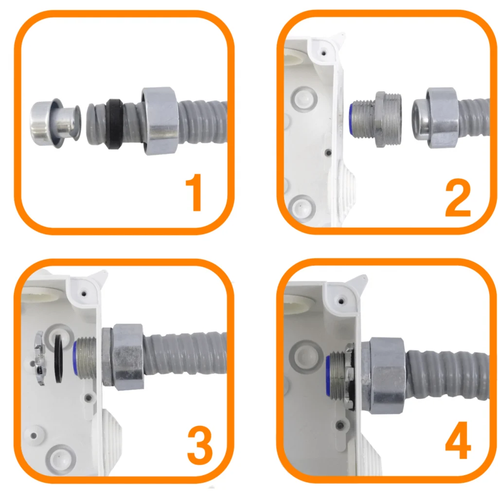Imagen 3 de M20-30 20mm Rollo-30mt Conduit Metalic Cubierto-PVC Semi-Flex 1/2-Pulg
