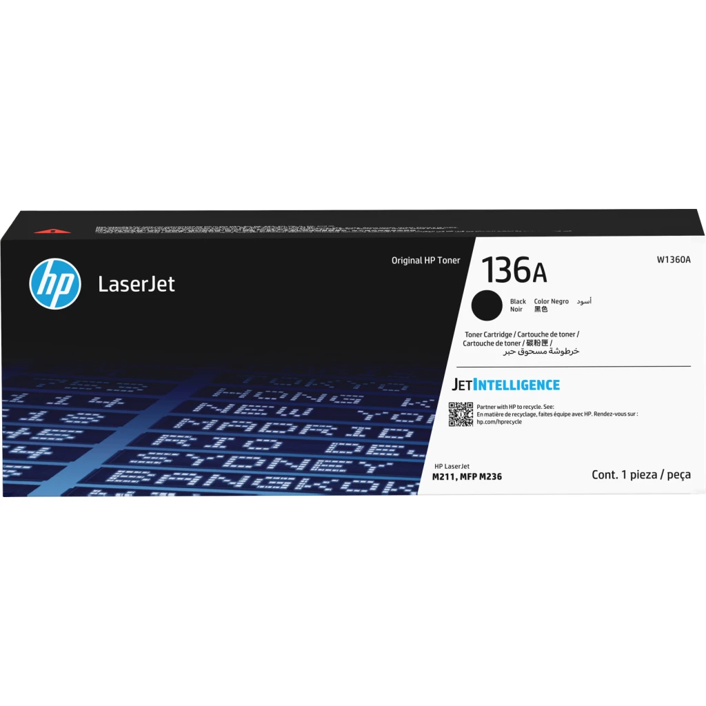 Toner HP 136A Negro Original LaserJet para impr LaserJet M234
