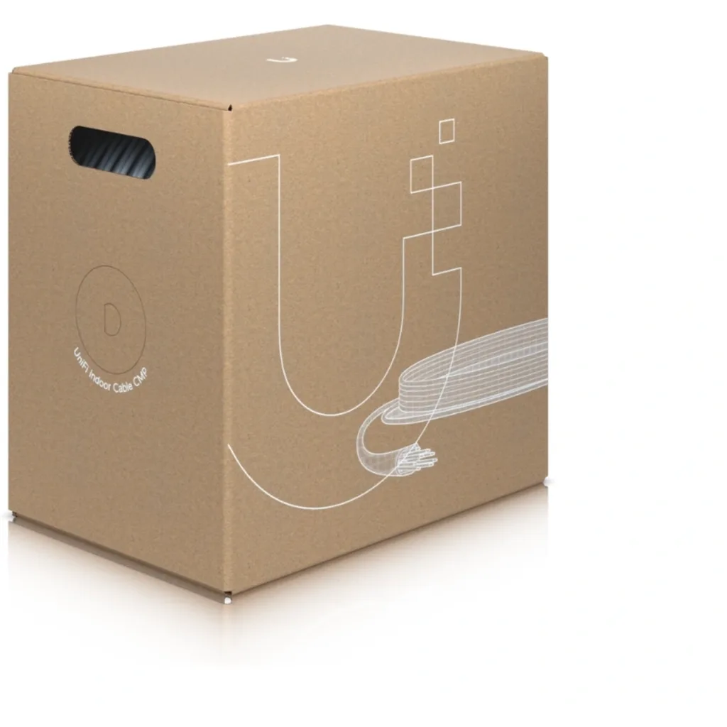 Imagen 1 de UniFi UTP RFuego Cat6 Interior Blanco 305mt 23AWG 600MHz Caja Cable