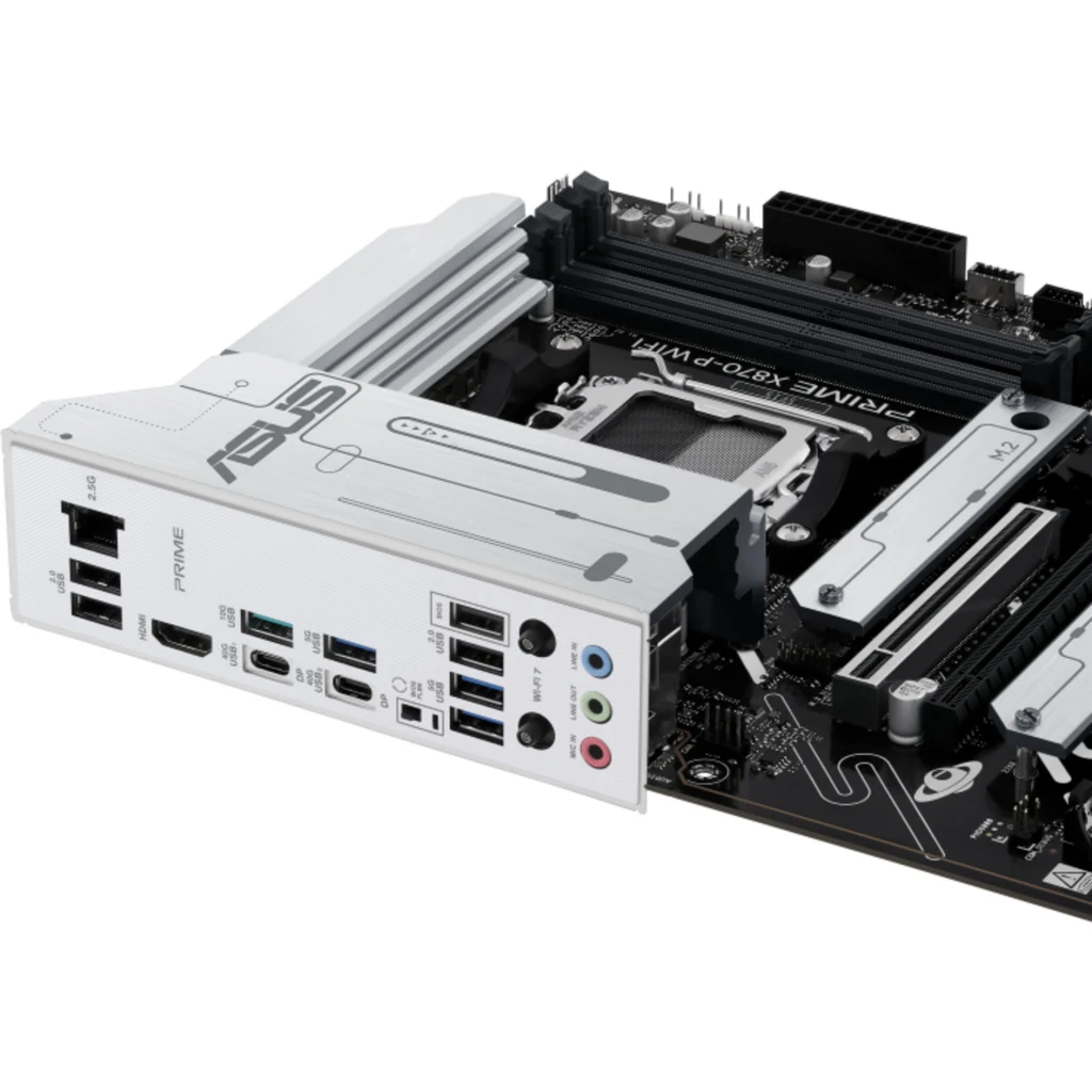 Imagen 5 de Tarjeta Madre Asus PRIME X870-P WIFI AMD AM5 4*DDR5 4*M.2 HDMI USB-C 