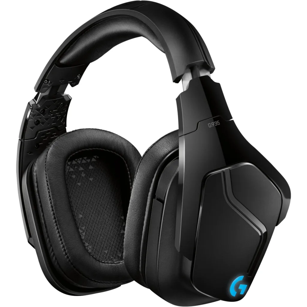 Imagen 6 de Audífonos Gamer Inalámbricos Logitech G935 RGB LightSync 7.1 DTS c/Mic Negro