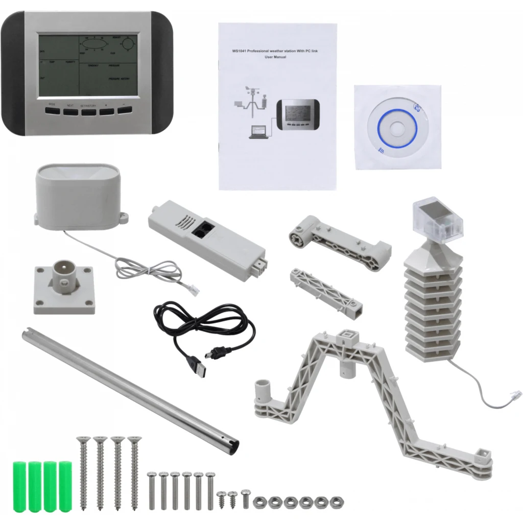 USB req/5-AA 433MHz Estacion Meteorologica Temp Humedad Presion Viento