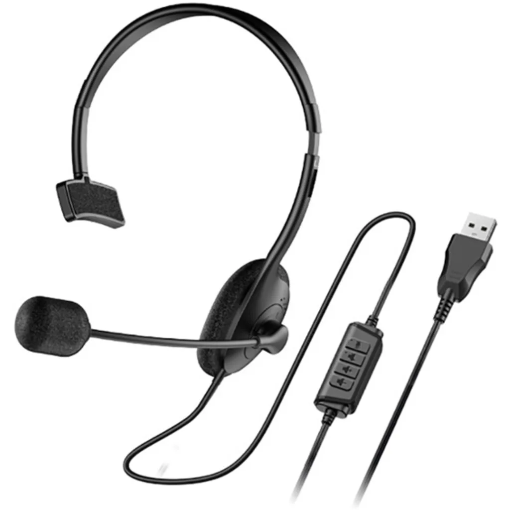 GENIUS HEADSET SINGLE USB CABLE 2MT-HS-100U