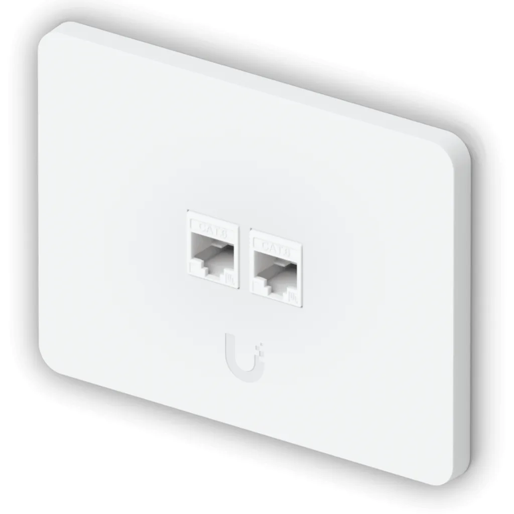 Imagen 5 de UI 1-unidad Blanco 2-Keystone Horizontal Faceplate Pintable 118x88mm