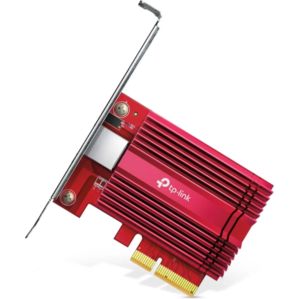 Tarjeta de Red Interna TP-Link TX401, PCIe 3.0 x4 1/2.5/5/10GBps Low Profile