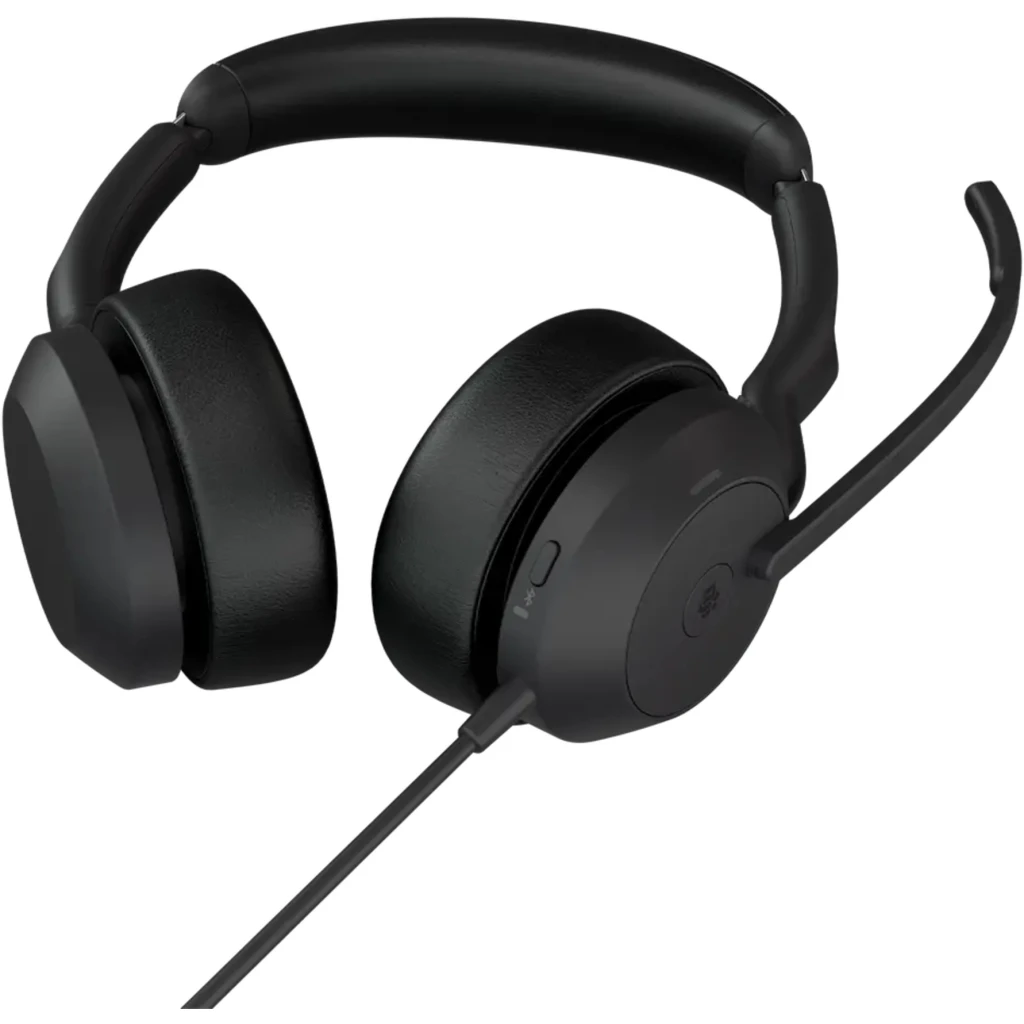 Imagen 1 de Audífonos Alámbricos Jabra Evolve2 50, MS Stereo c/Canc de ruidos, Micr. USB C/A