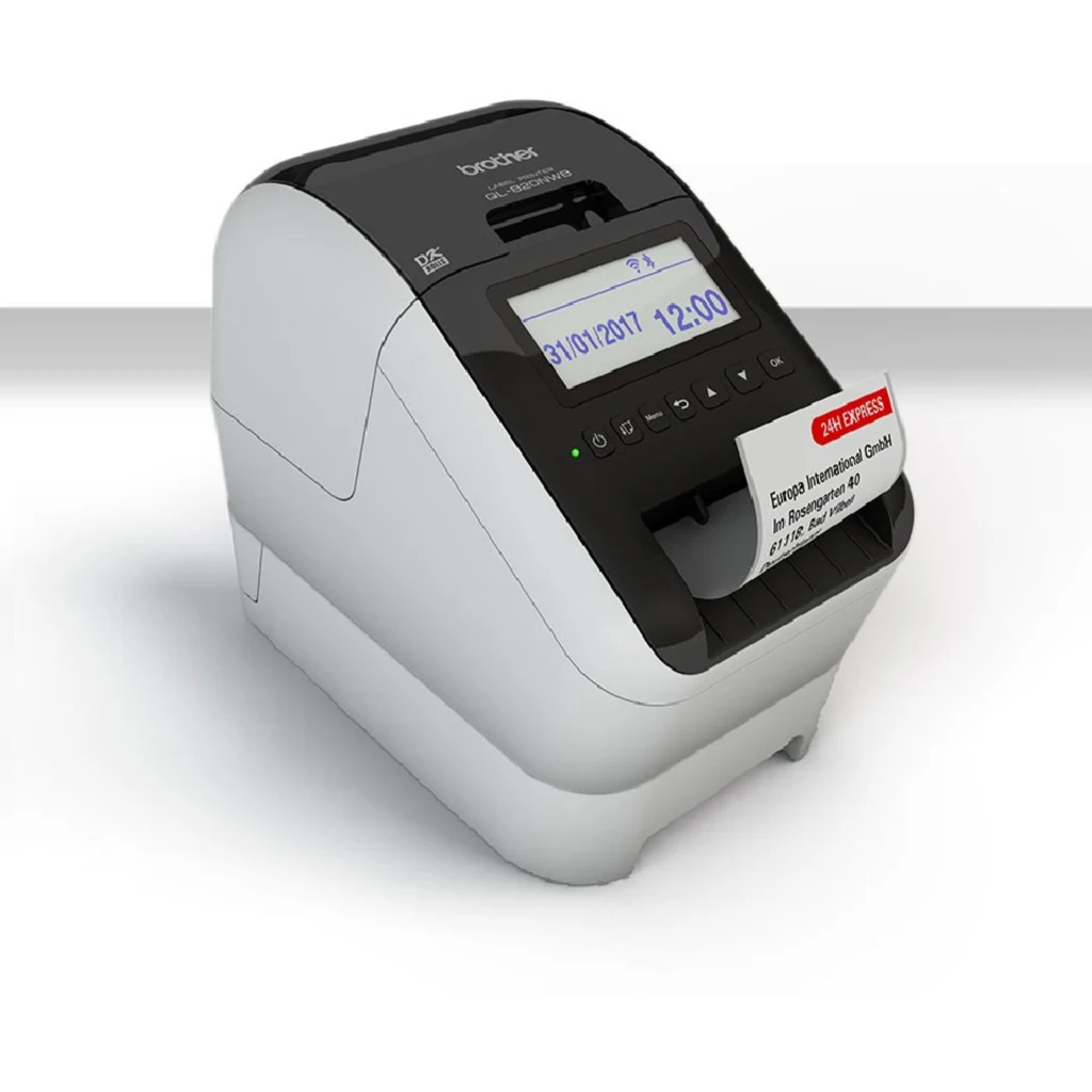 Imagen 1 de Impresora de Etiquetas Brother QL-820NWB Térmica Directa Color WiFi LAN BT USB 