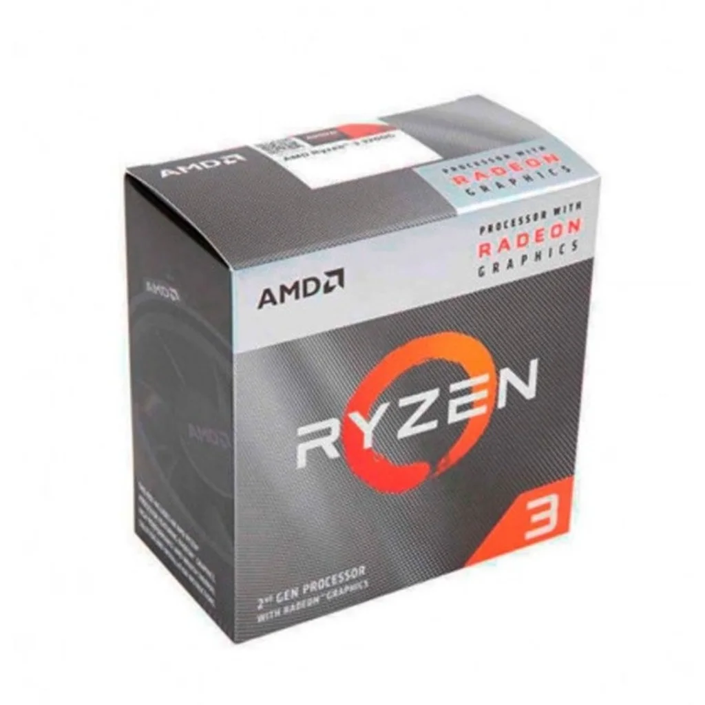 CPU AMD Ryzen 3 3200G 3.60-4.0GHz 4MB L3 4 Núcleos Socket AM4 c/Graf FAN