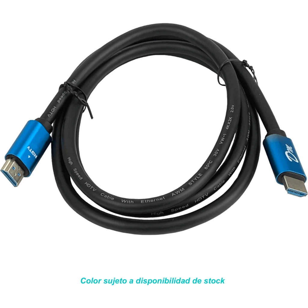 Imagen 3 de 1,5mt 4K 2160p HDMI-M HDMI-M Cable Negro v2.0 60Hz 150cm