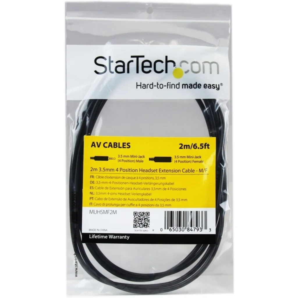 Imagen 3 de 3.5mm 4 Position Headset Extension Cable