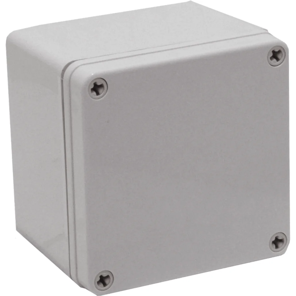 TIBOX 125x125x100mm Tapa-Gris Caja Gris Plastica IP66 RoHS