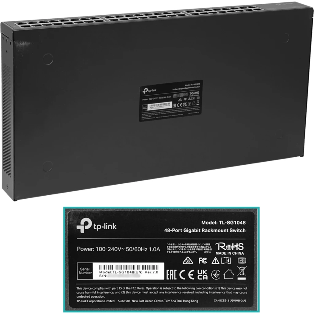 Imagen 5 de Switch 48b TPLG-SG1048 10/100/1000 48 puertos RJ45 10/100/1000 Mbps
