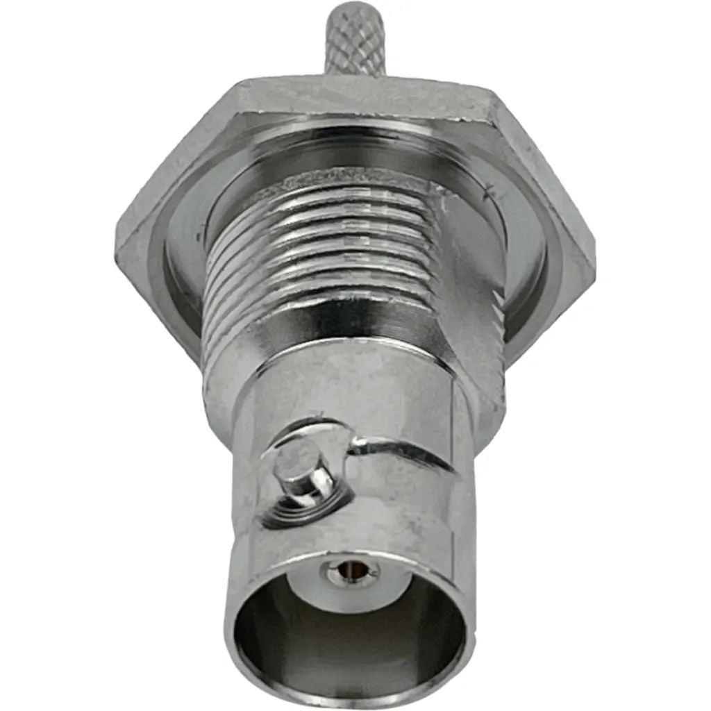 Imagen 1 de BNC-Hembra RG316 13mm-Diamet Panel Conector Crimpeable Coaxial CA100