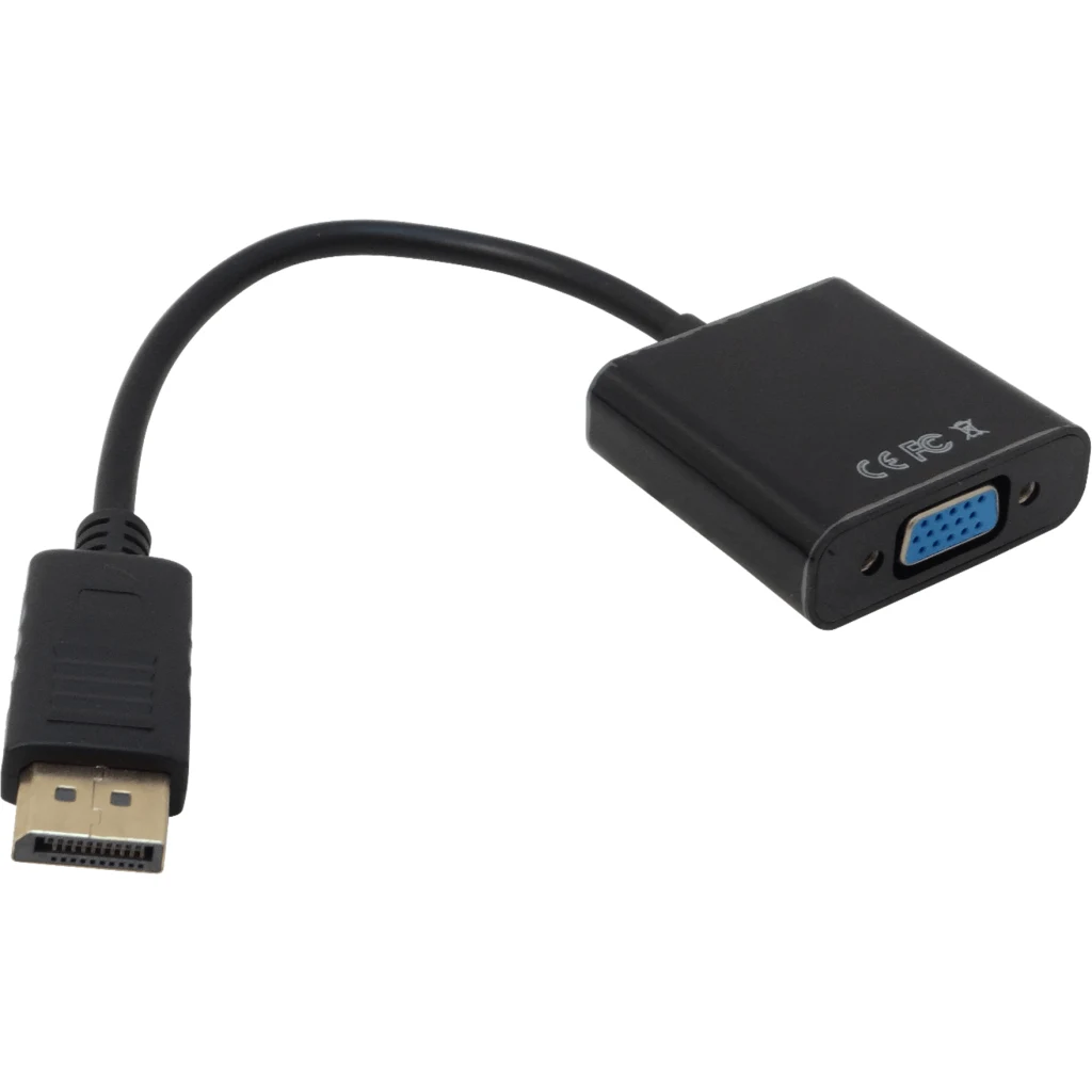 Imagen 1 de Adaptador de video DisplayPort Macho a VGA Hembra color negro/ mod. UL-DPVGA